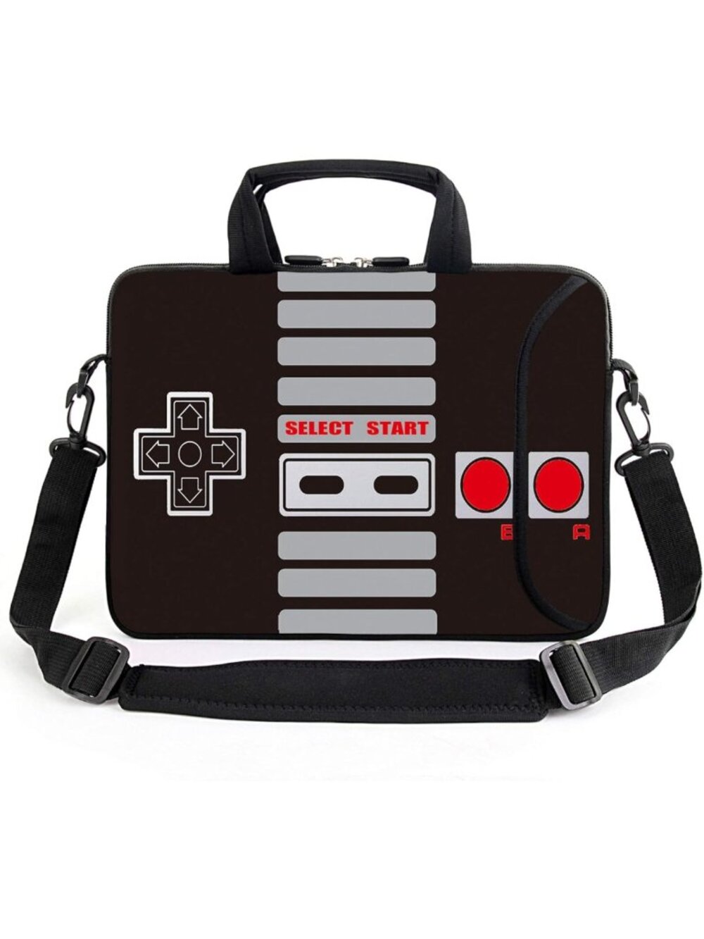 Stylish 13" Laptop Sleeve Case with Adjustable Strap & Accessory Pocket